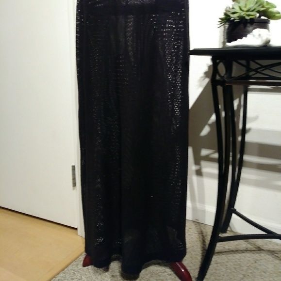 Calvin Klein Mesh Coverup Maxi - Picture 3 of 6